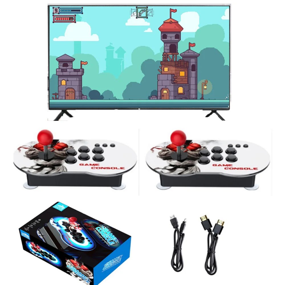 Console Retro Gaming Ultra Portable 4k + 2 Manettes Sans Fil - Zaloupa™