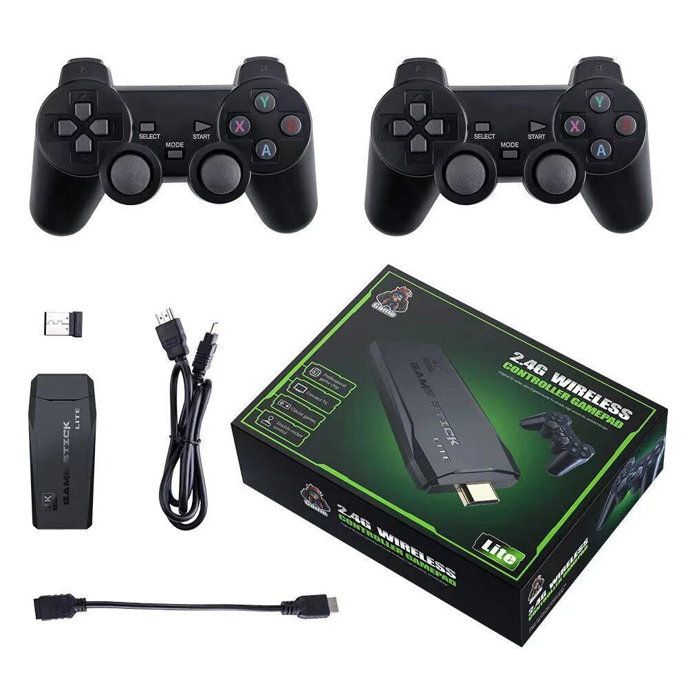 Console Retro Gaming Ultra Portable 4k + 2 Manettes Sans Fil - Zaloupa™