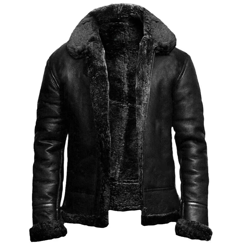 Veste d'hiver en Cuir - Zaloupa™