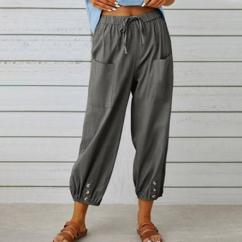 Pantalon Ample De Haute Qualité "Ruth" - Zaloupa™