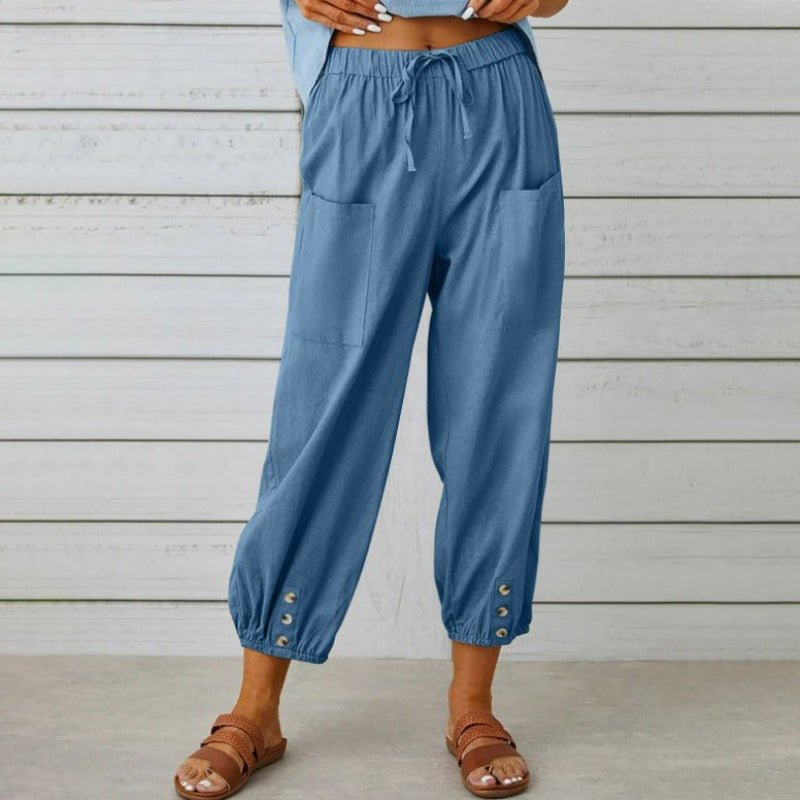 Pantalon Ample De Haute Qualité "Ruth" - Zaloupa™