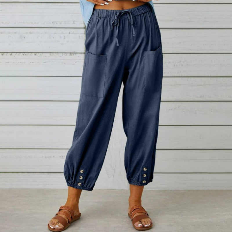 Pantalon Ample De Haute Qualité "Ruth" - Zaloupa™