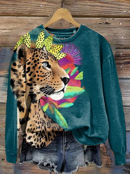 Pull à Imprimé Animalier - Zaloupa™