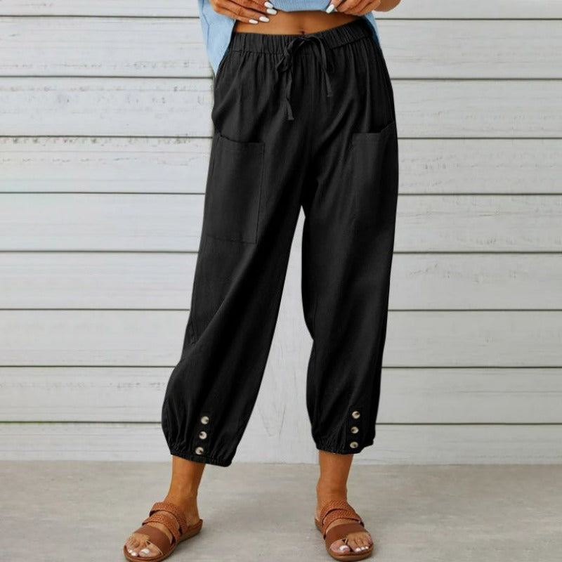 Pantalon Ample De Haute Qualité "Ruth" - Zaloupa™