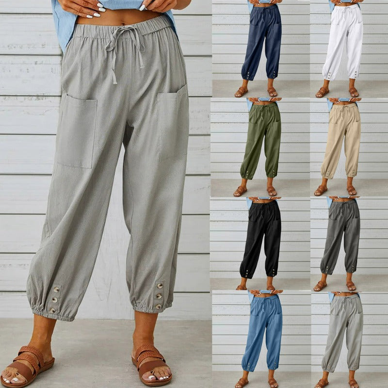 Pantalon Ample De Haute Qualité "Ruth" - Zaloupa™